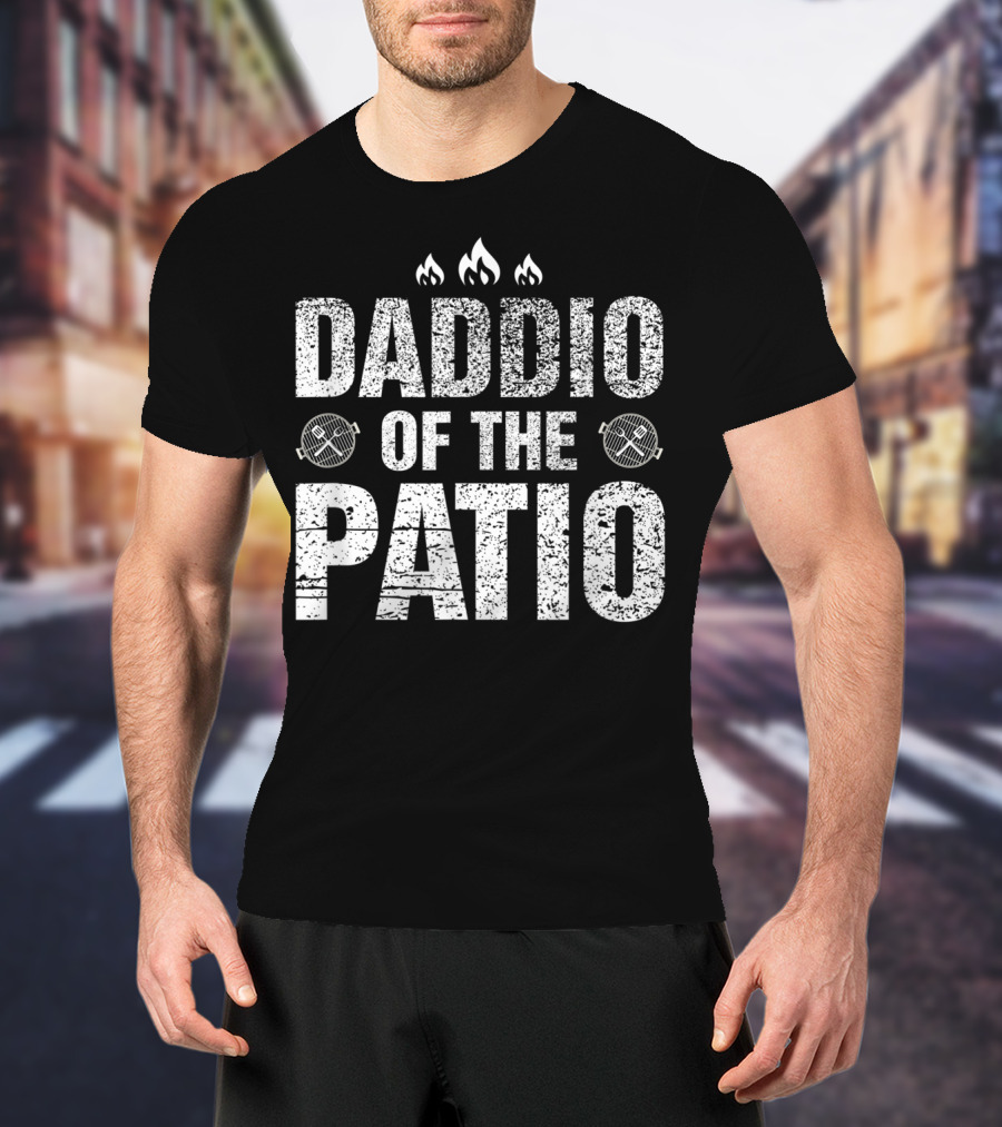 Daddio Of The Patio Barbecue Grilling Enthusiast Father's Day T-Shirt