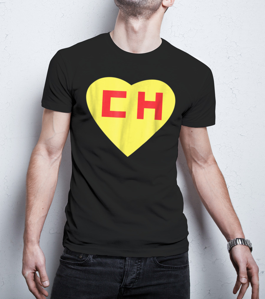 CH Heart El Chapulin Mexican Super Hero Colorado T-Shirt