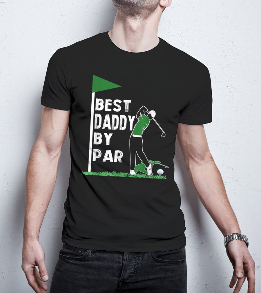 Best Daddy By Par Funny Golf Lover Father's Day T-Shirt