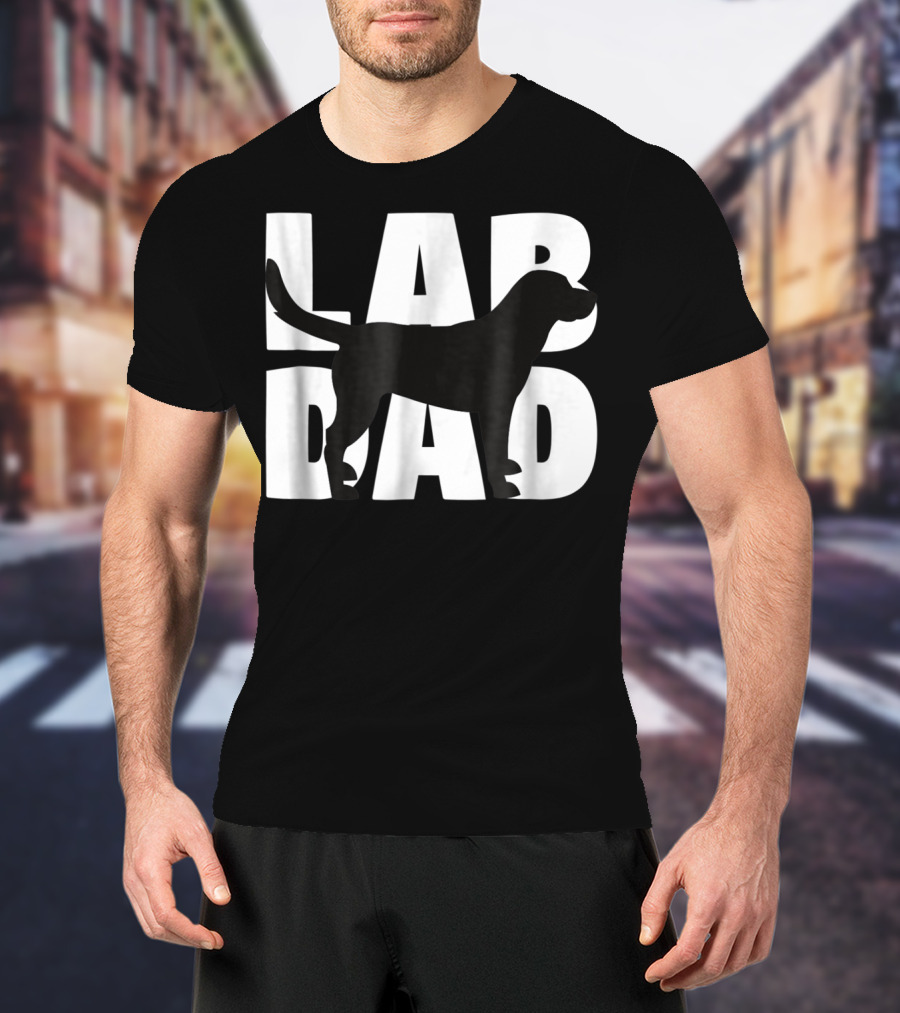 Lab Dad Labrador Retriever Dad Labrad T-Shirt
