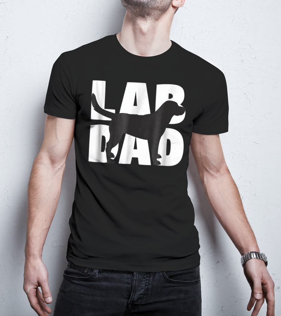 Lab Dad Labrador Retriever Dad Labrad T-Shirt