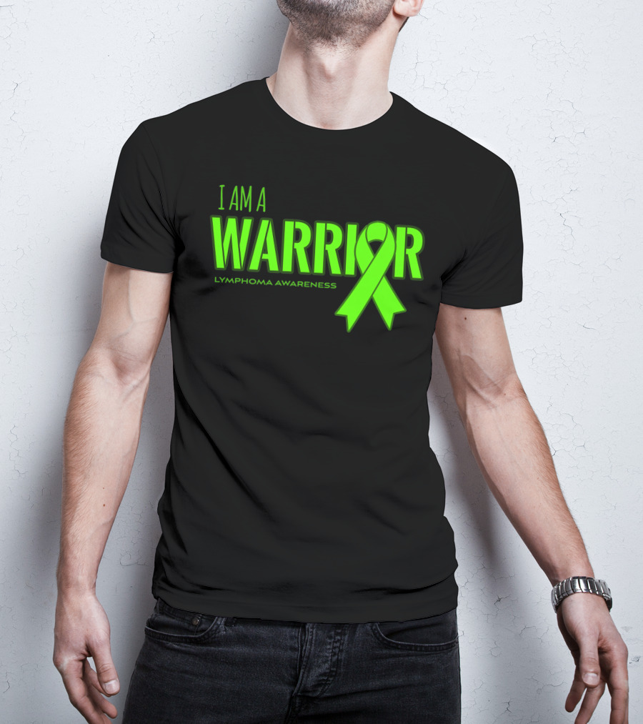 I Am A Warrior Lymphoma Awareness T-Shirt