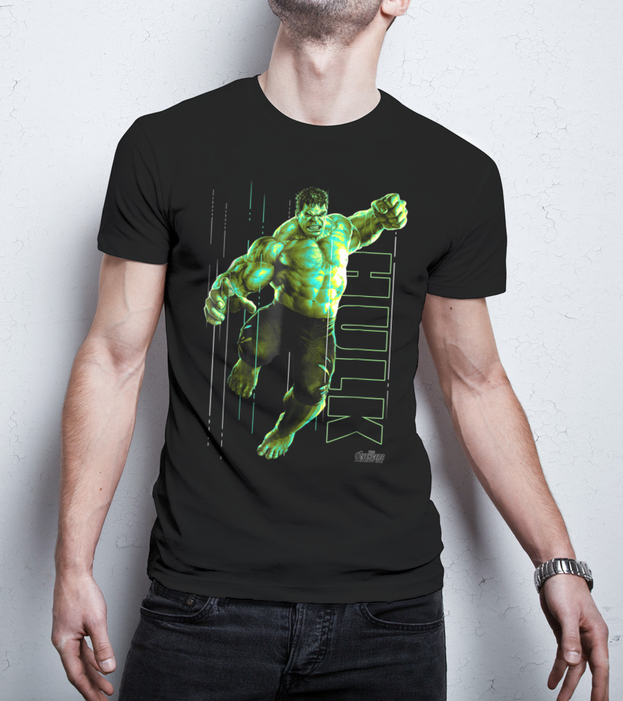 Marvel Avengers Infinity War Hulk Jump Smash T-Shirt