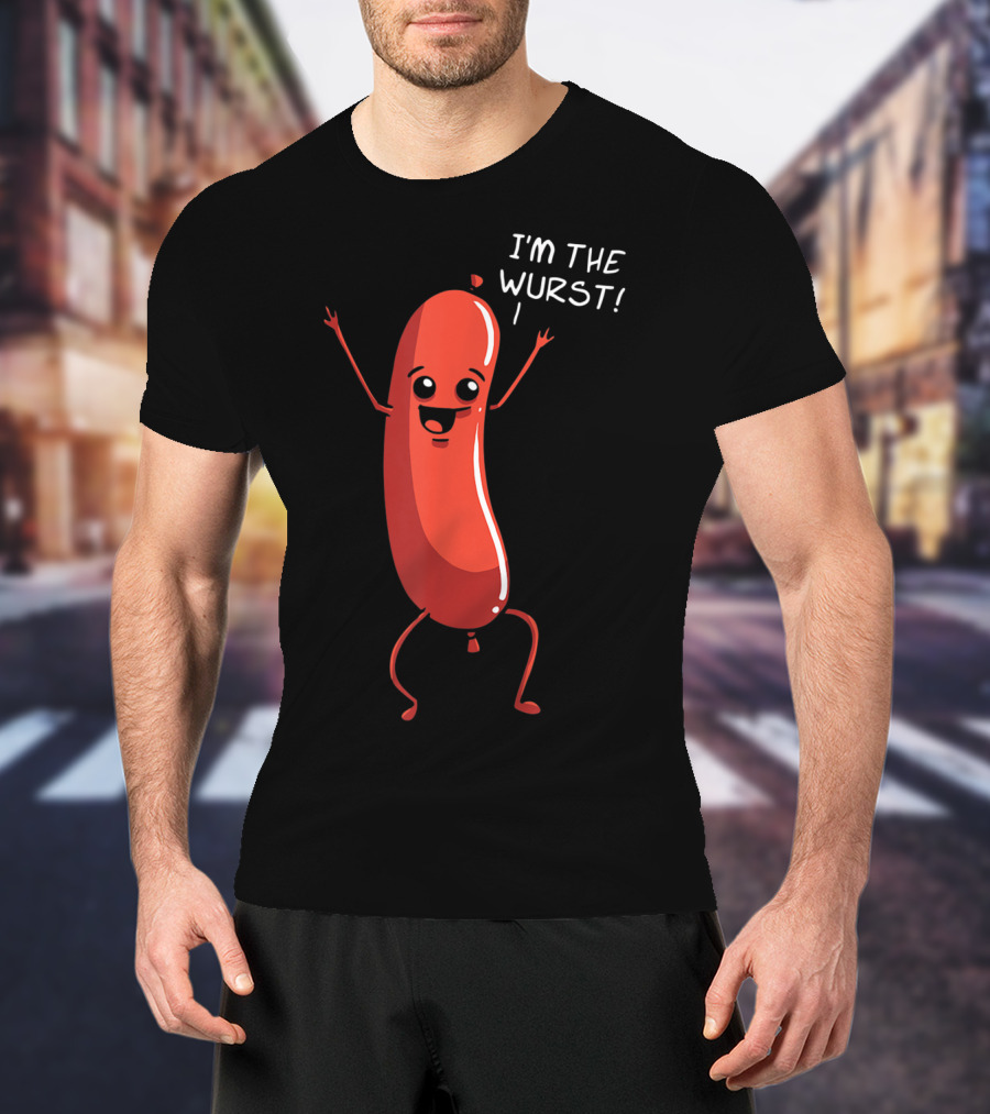 Oktoberfest I'm The Wurst Happy Sausage T-Shirt