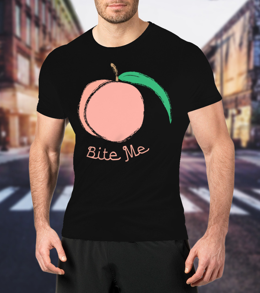 Peach Bite Me T-Shirt