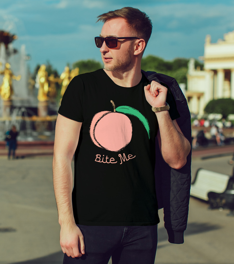 Peach Bite Me T-Shirt