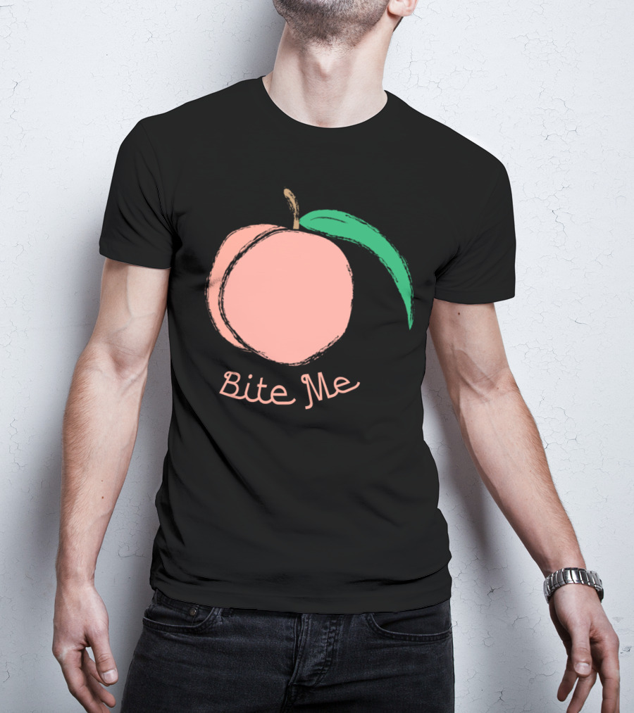 Peach Bite Me T-Shirt