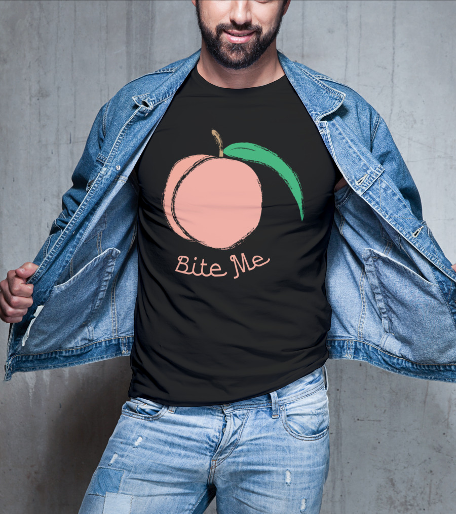 Peach Bite Me T-Shirt