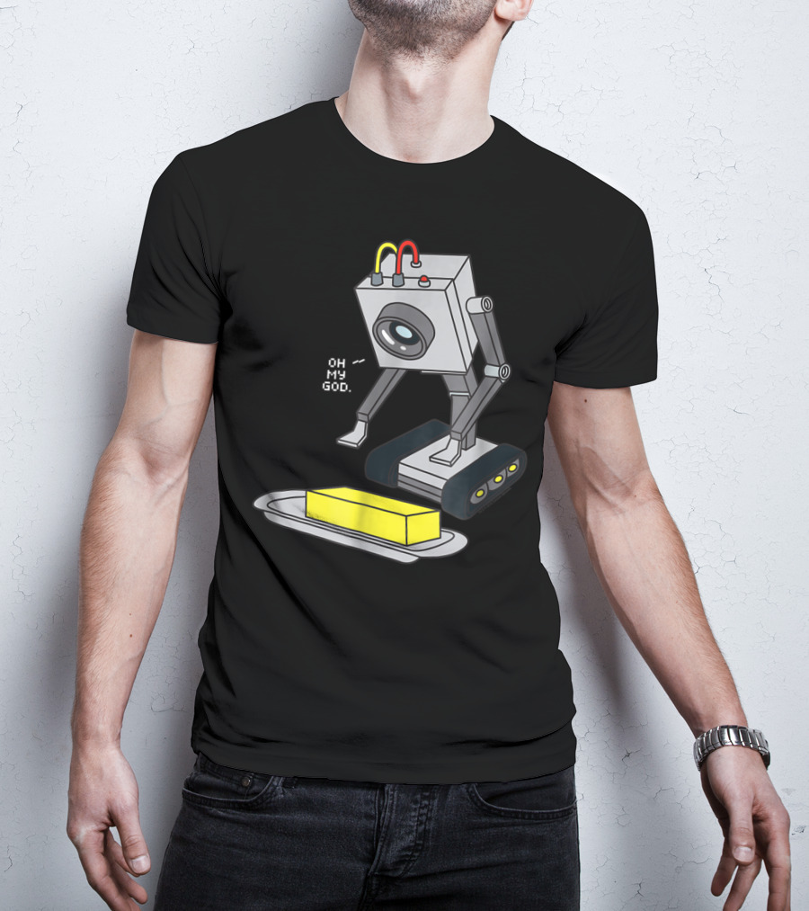 Rick And Morty Pass The Butter Oh My God Robot Scene T-Shirt