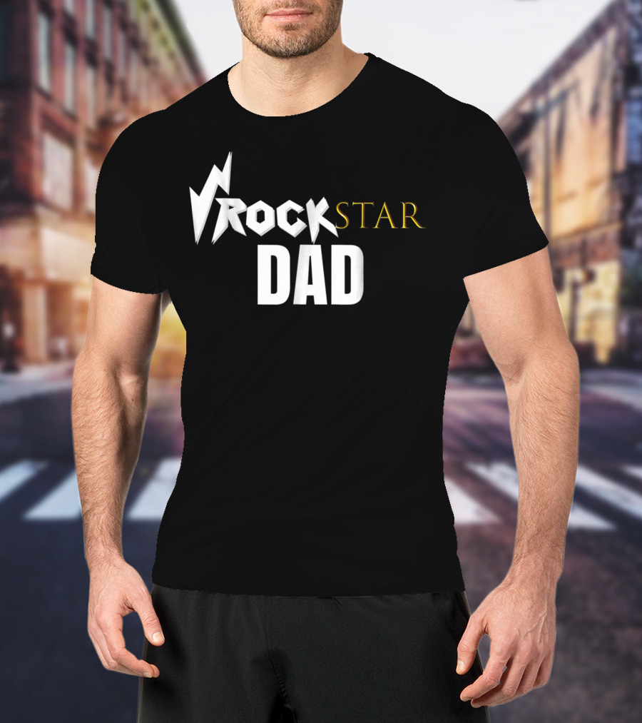 Rockstar Dad Birthday Party T-Shirt