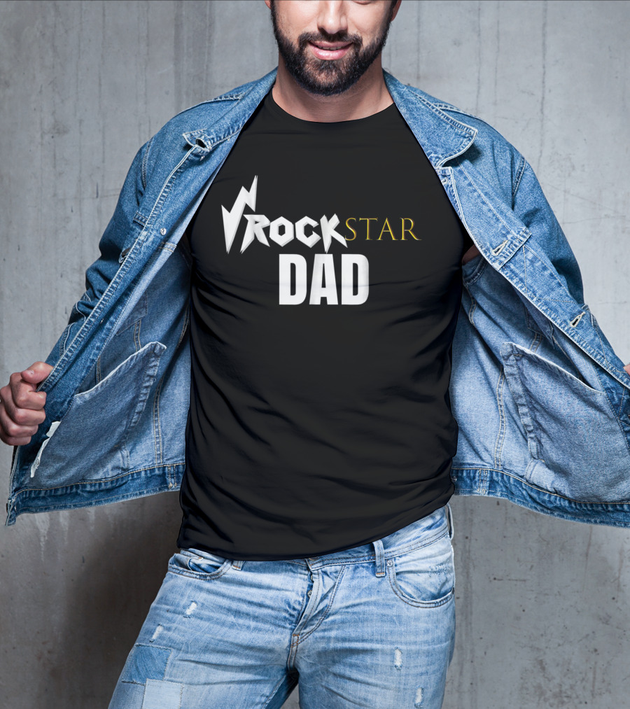 Rockstar Dad Birthday Party T-Shirt