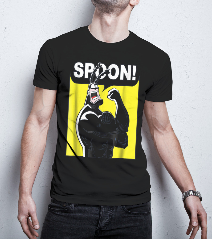SPOON Tick Character Shouting Classic Comic T-Shirt