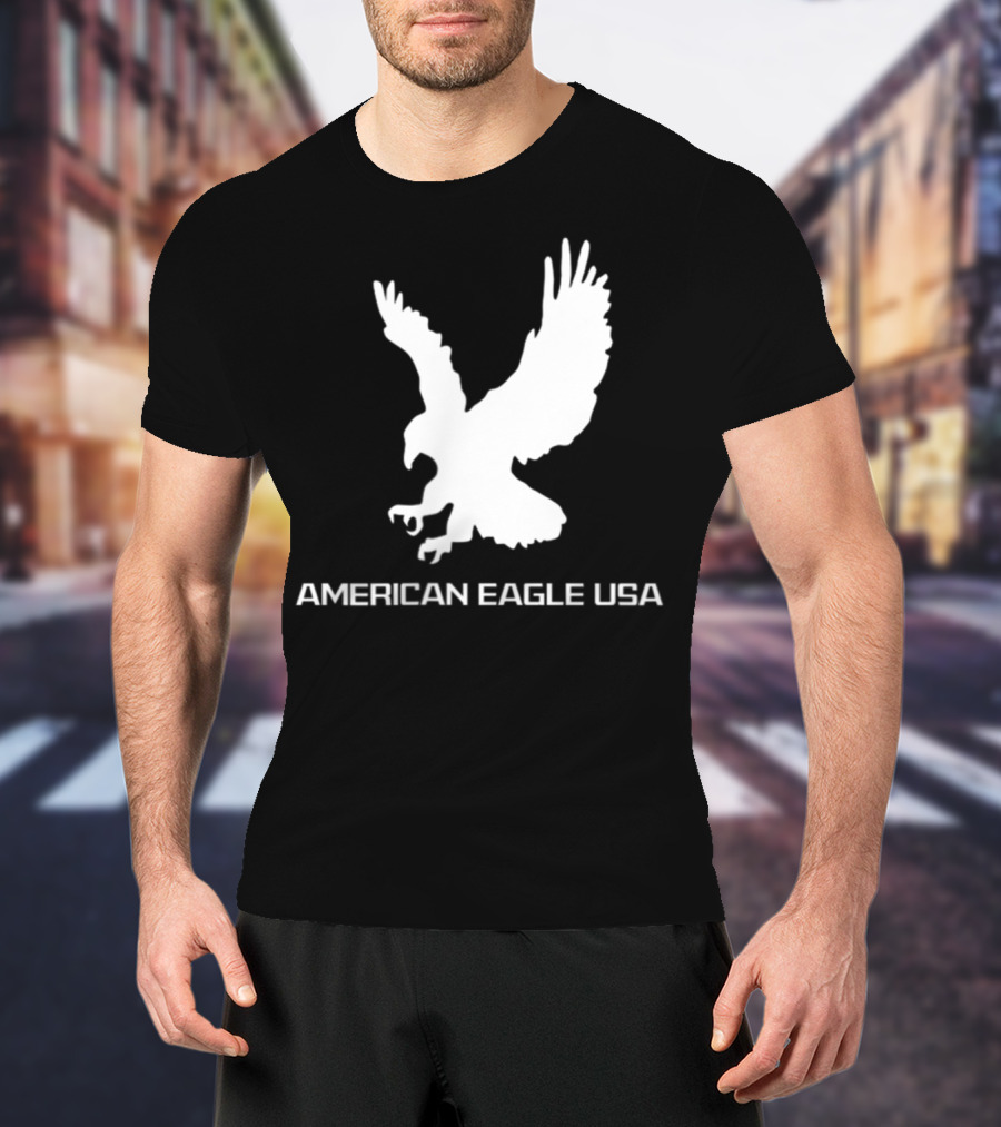 American Eagle USA Iconic Emblem T-Shirt