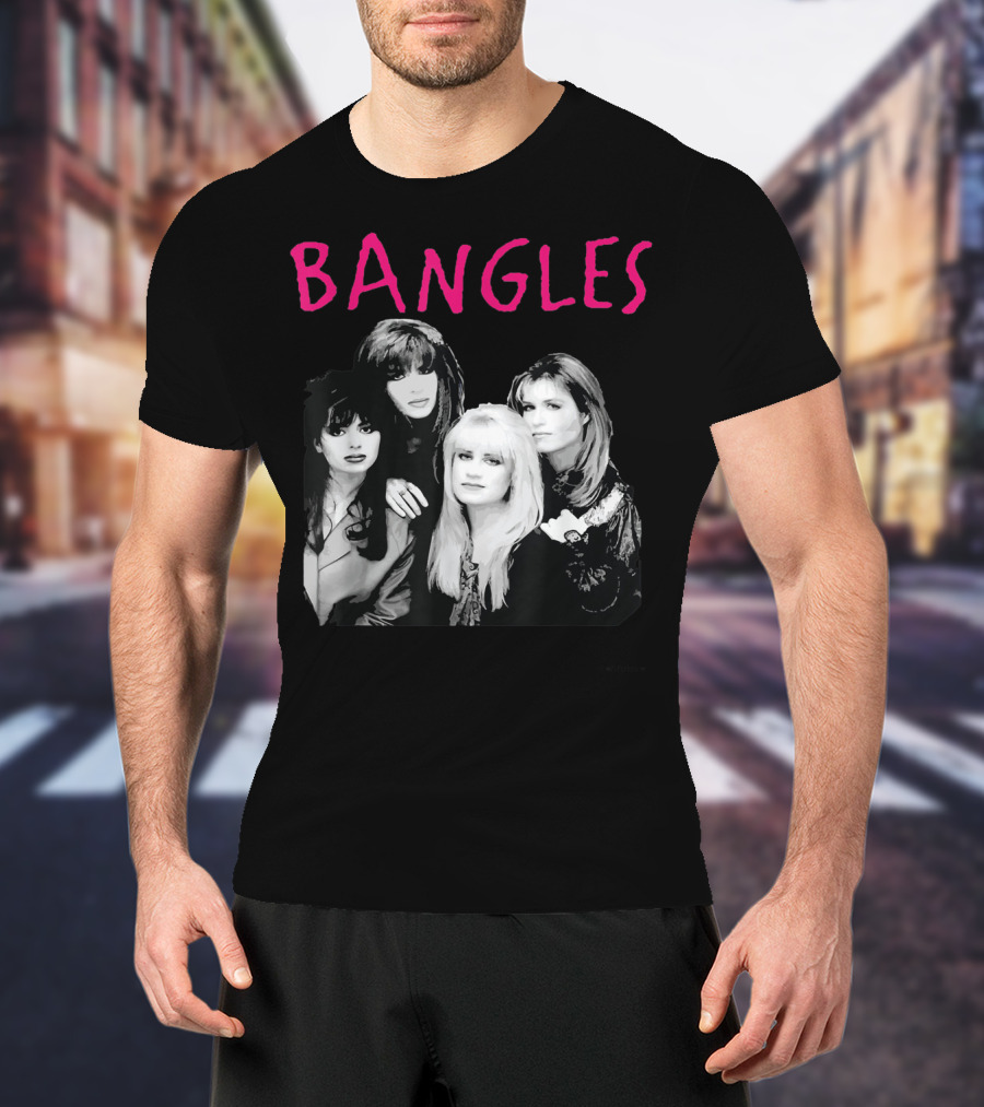 Bangles Band Iconic Pop Rock Group Members T-Shirt