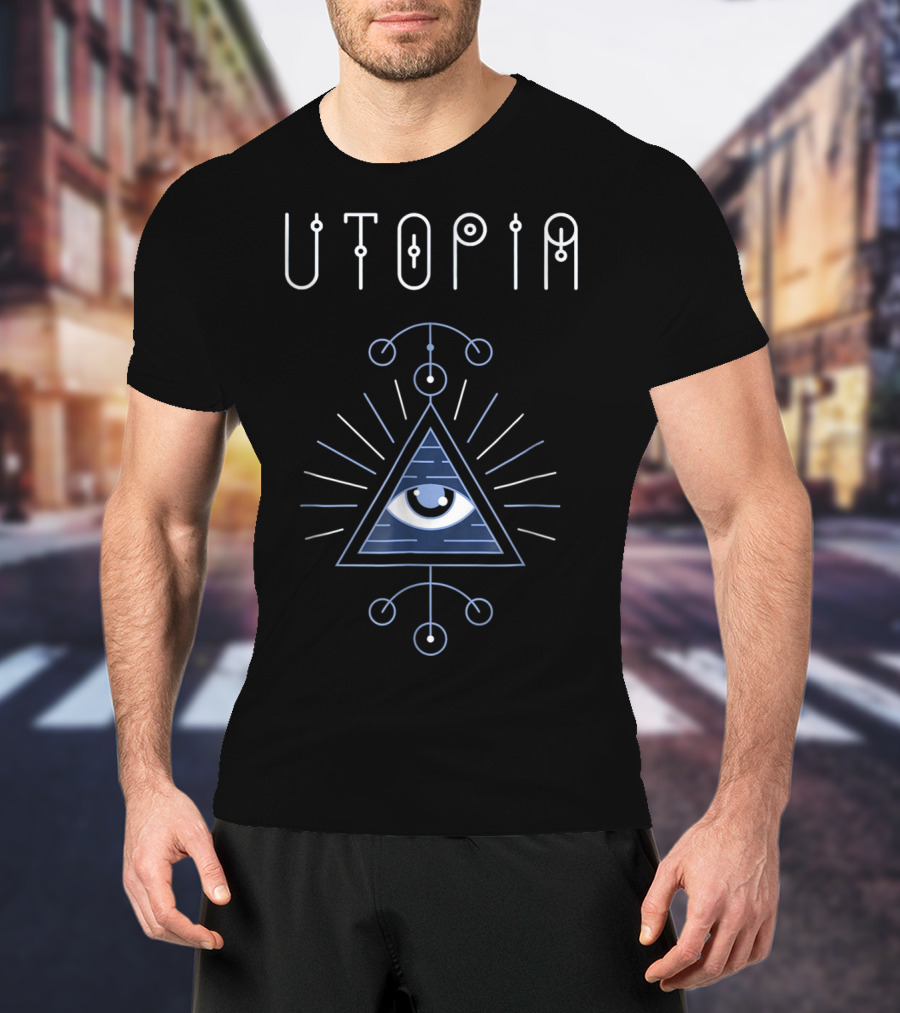 Todd Rundgren's Utopia Eye Triangle Symbol Illuminated T-Shirt