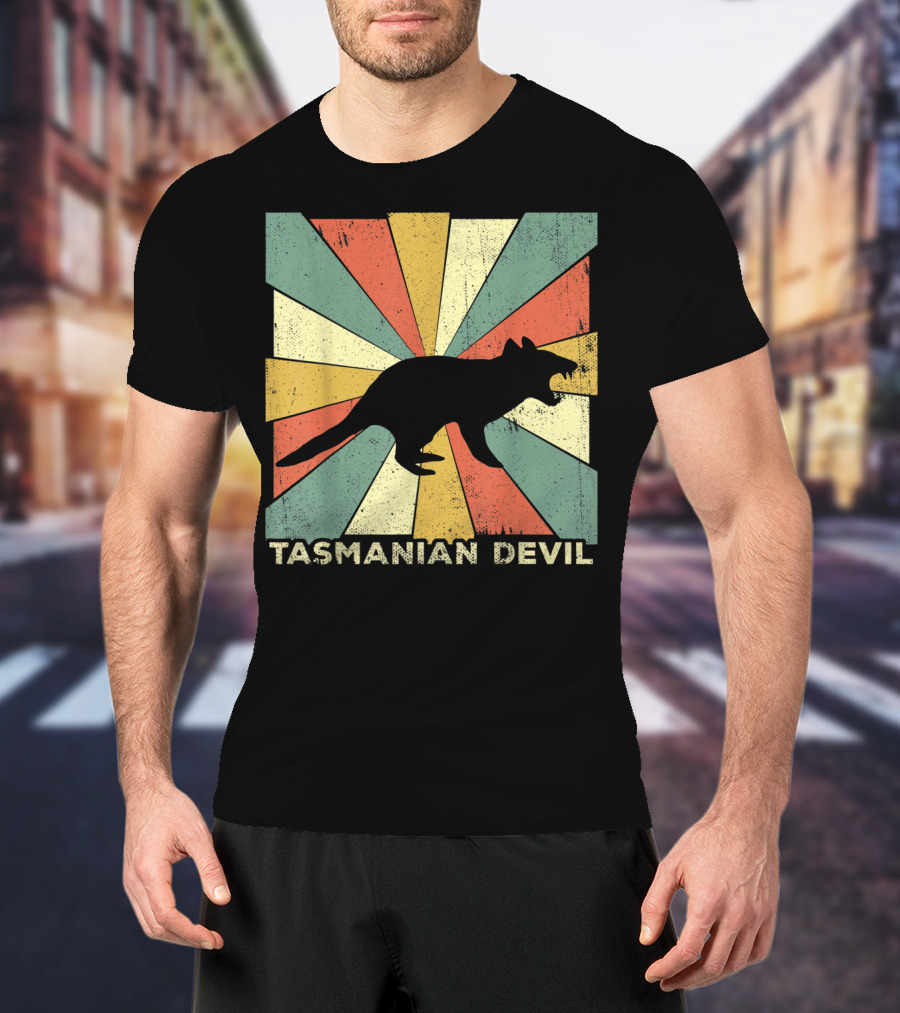 Vintage Tasmanian Devil Lover Style Animal Retro T-Shirt
