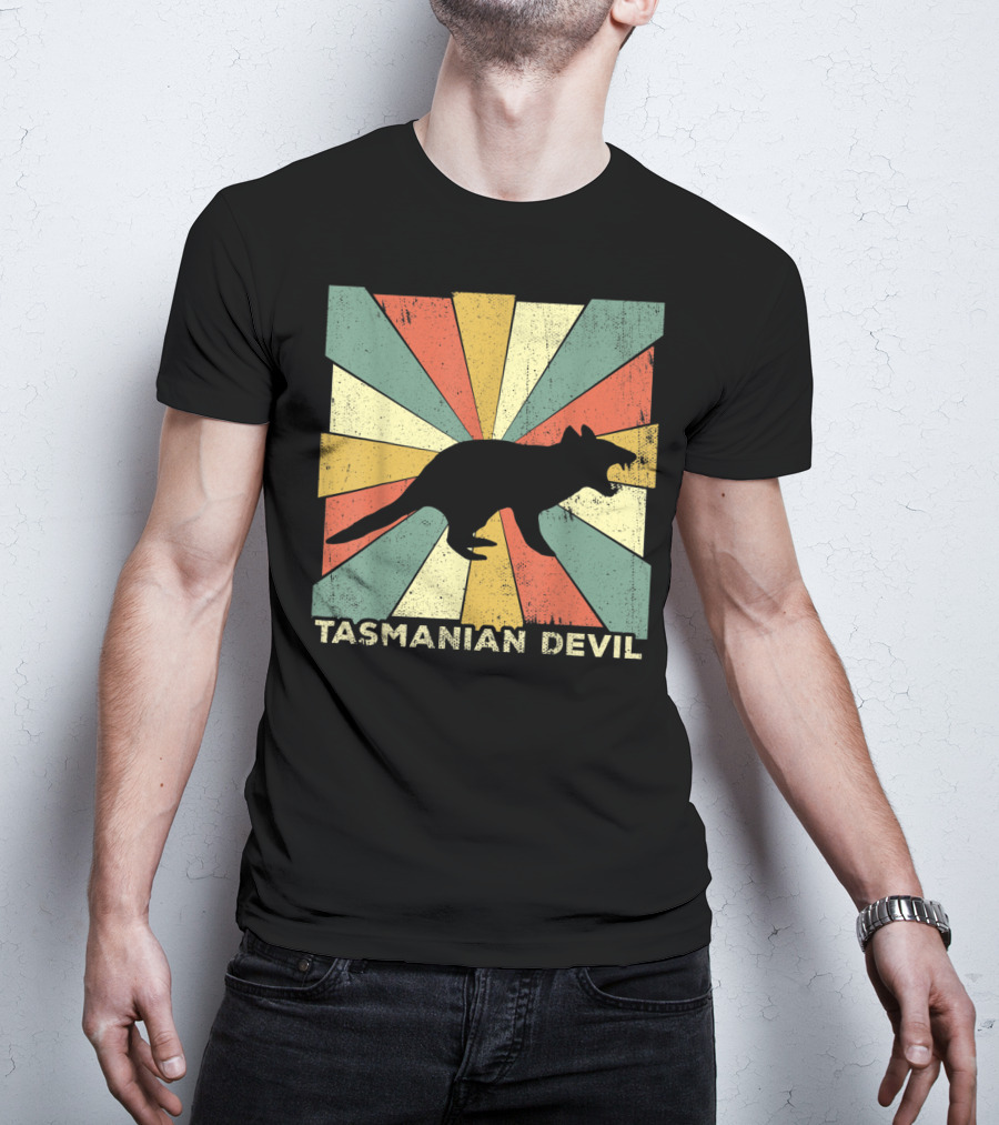 Vintage Tasmanian Devil Lover Style Animal Retro T-Shirt