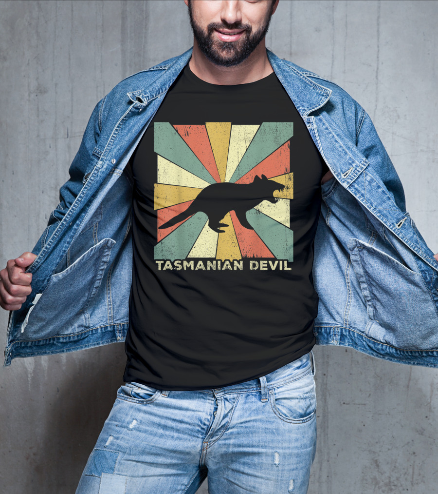 Vintage Tasmanian Devil Lover Style Animal Retro T-Shirt