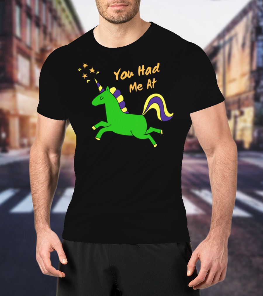 You Had Me At Funny Unicorn Youth Magical Horse T-Shirt