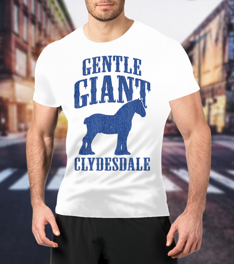 Gentle Giant Clydesdale Draft Horse T-Shirt