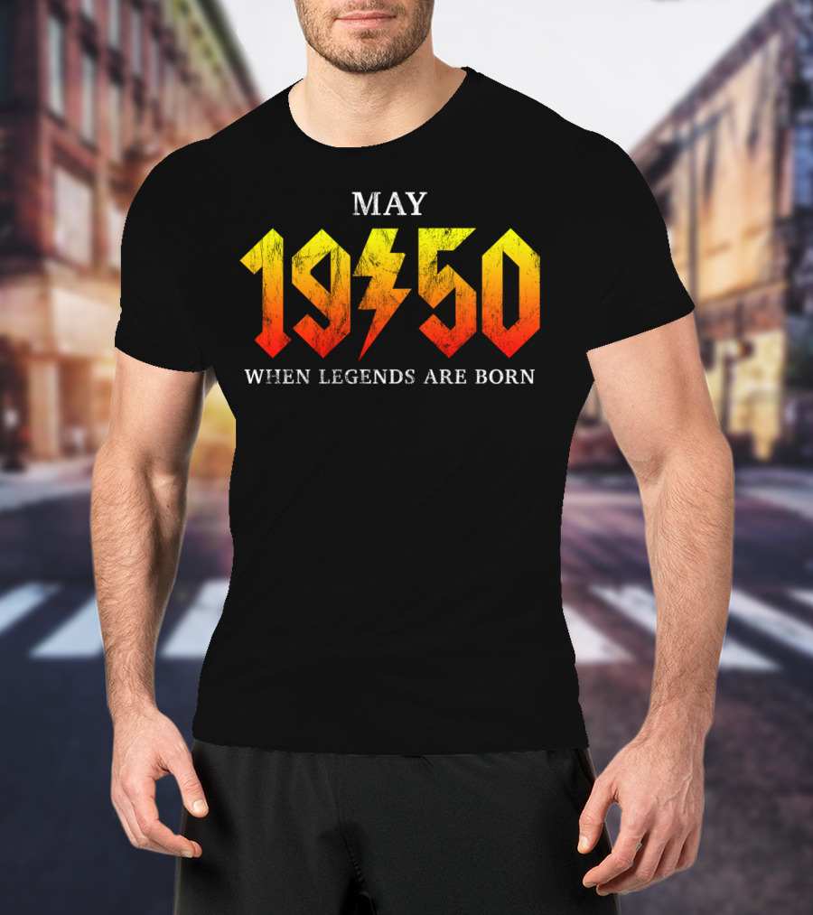 May 1950 When Legends Are Born Classic Rock Legend T-Shirt