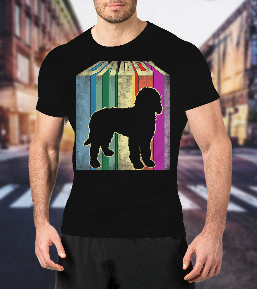 Daddy Multicolor Silhouette Doodle T-Shirt