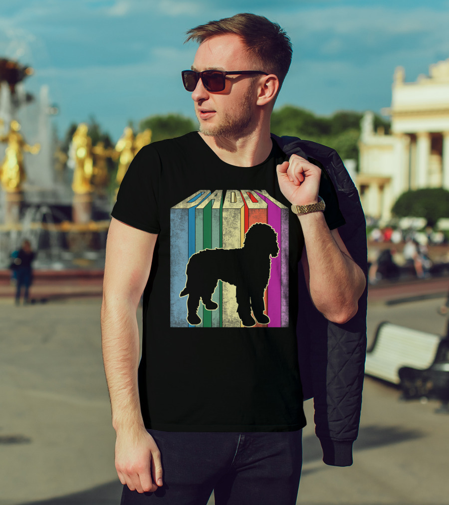 Daddy Multicolor Silhouette Doodle T-Shirt