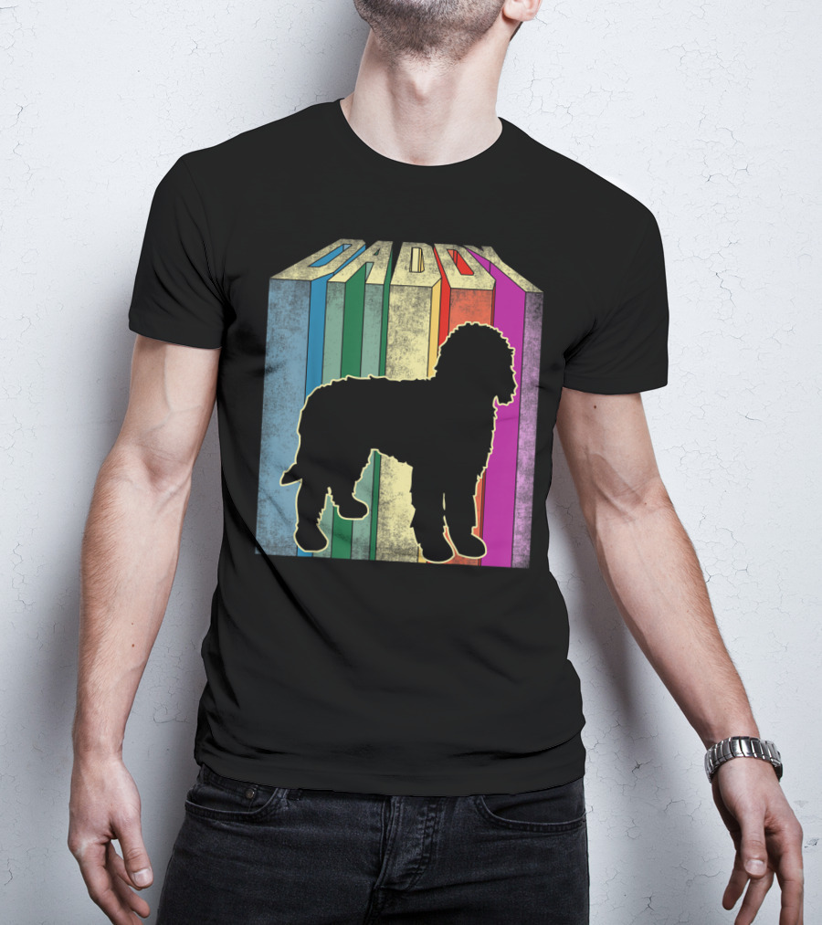 Daddy Multicolor Silhouette Doodle T-Shirt