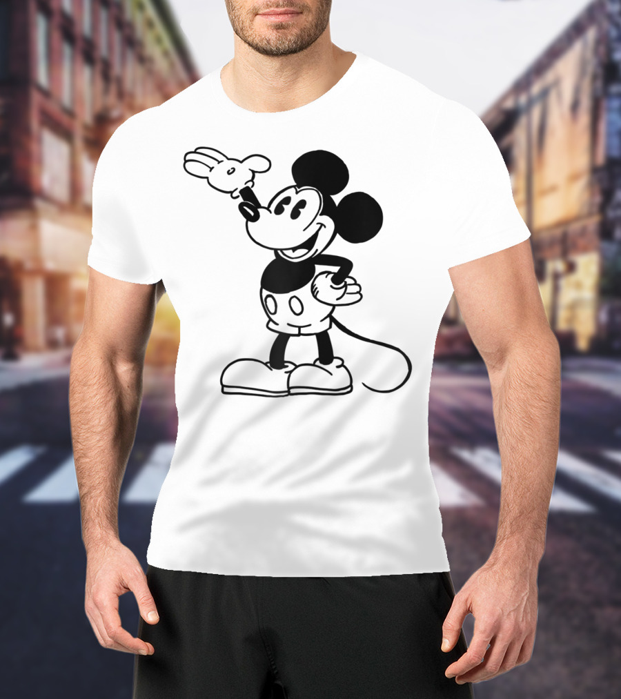 Disney Mickey Mouse Classic Vintage Retro Character T-Shirt