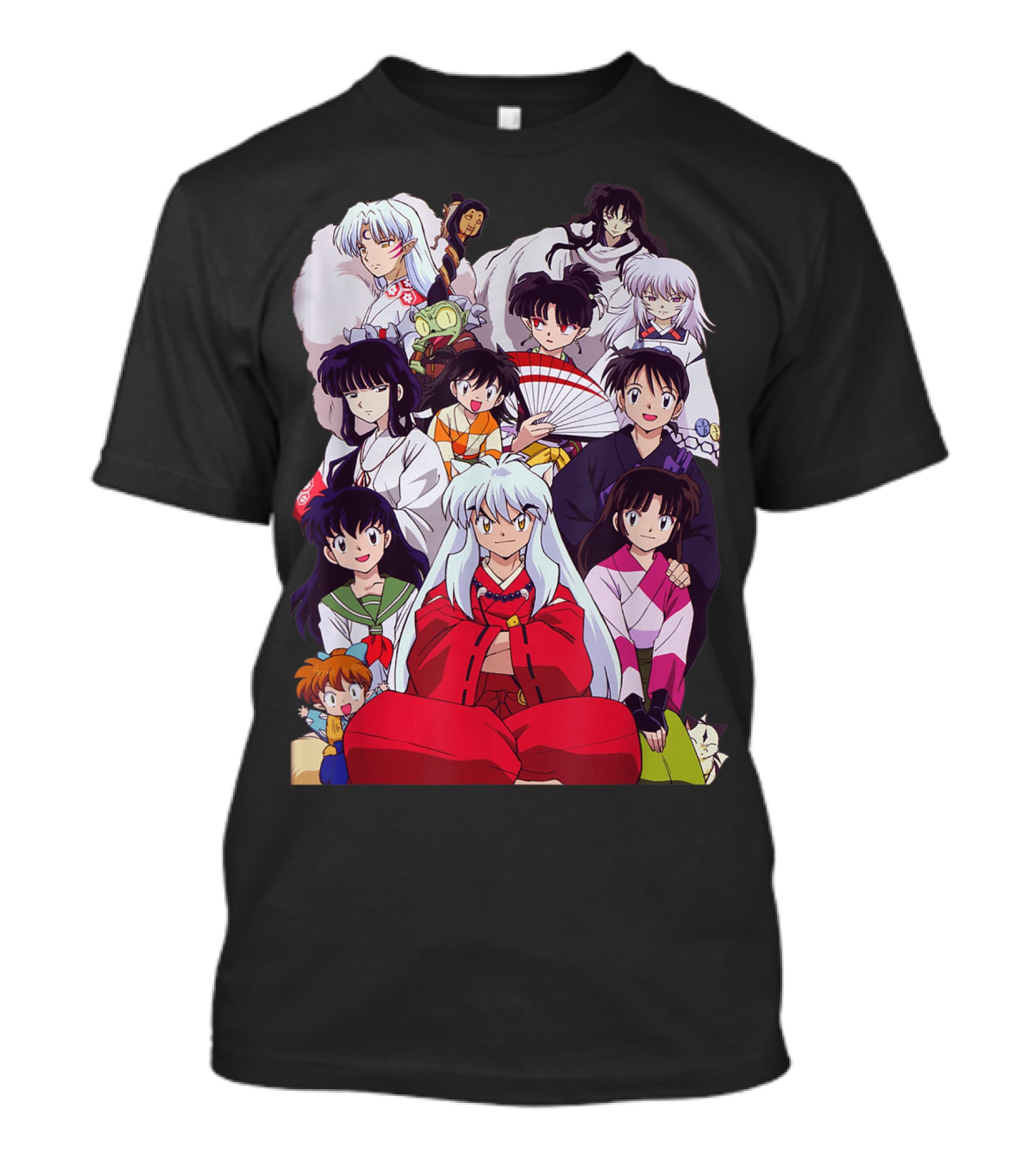Inuyasha Characters Compilation Japanese Anime Series T-Shirt