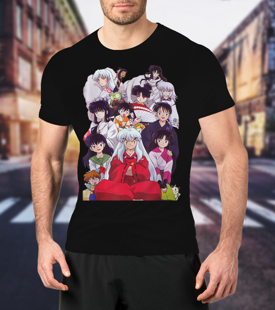 Inuyasha Characters Compilation Japanese Anime Series T-Shirt