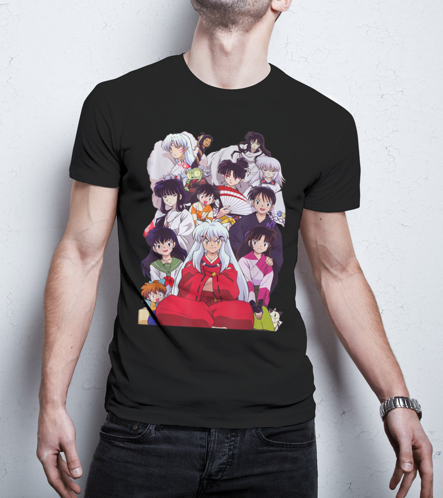 Inuyasha Characters Compilation Japanese Anime Series T-Shirt