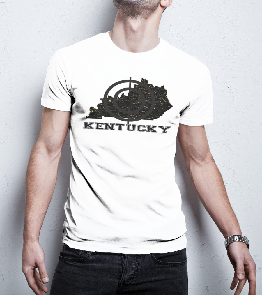 Kentucky Maps Classic Vintage Kentucky T-Shirt