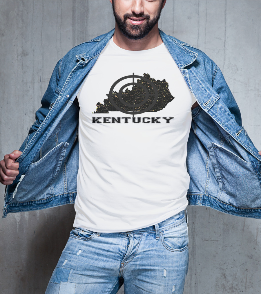 Kentucky Maps Classic Vintage Kentucky T-Shirt