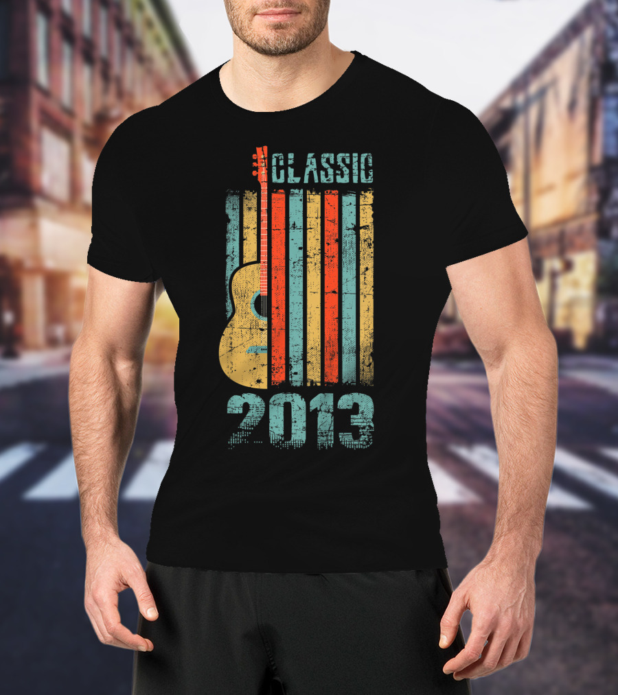 Classic 2013 Guitar Kids 6 Years Old Birthday Vintage T-Shirt