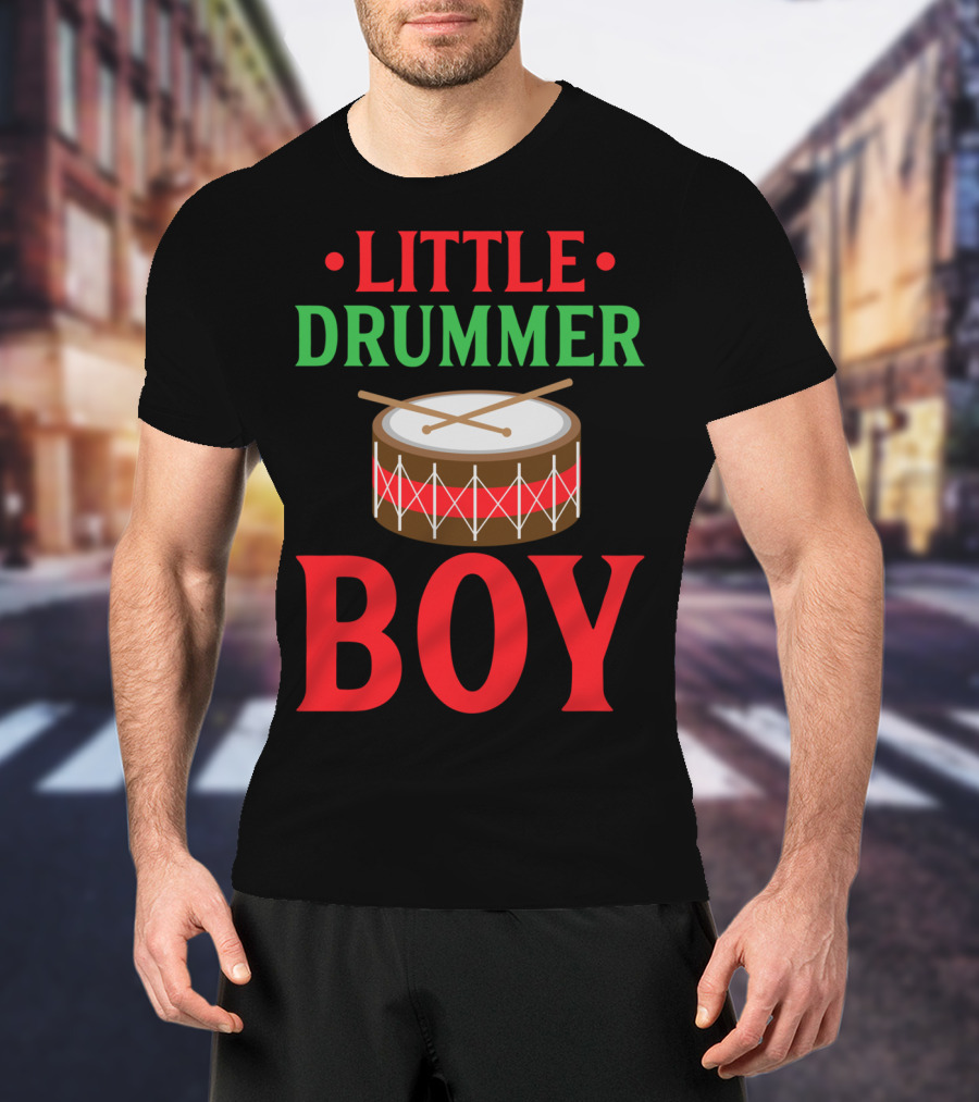 Little Drummer Boy Classic Christmas Drum T-Shirt