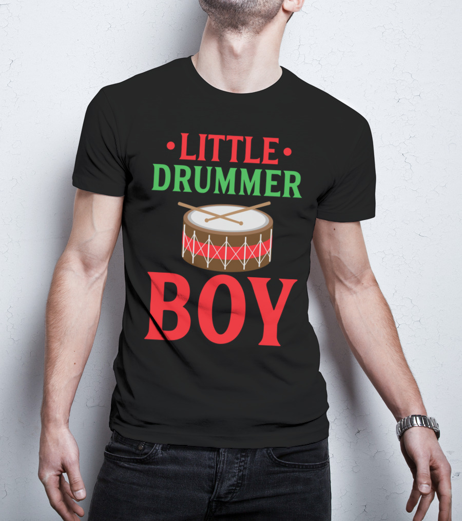 Little Drummer Boy Classic Christmas Drum T-Shirt