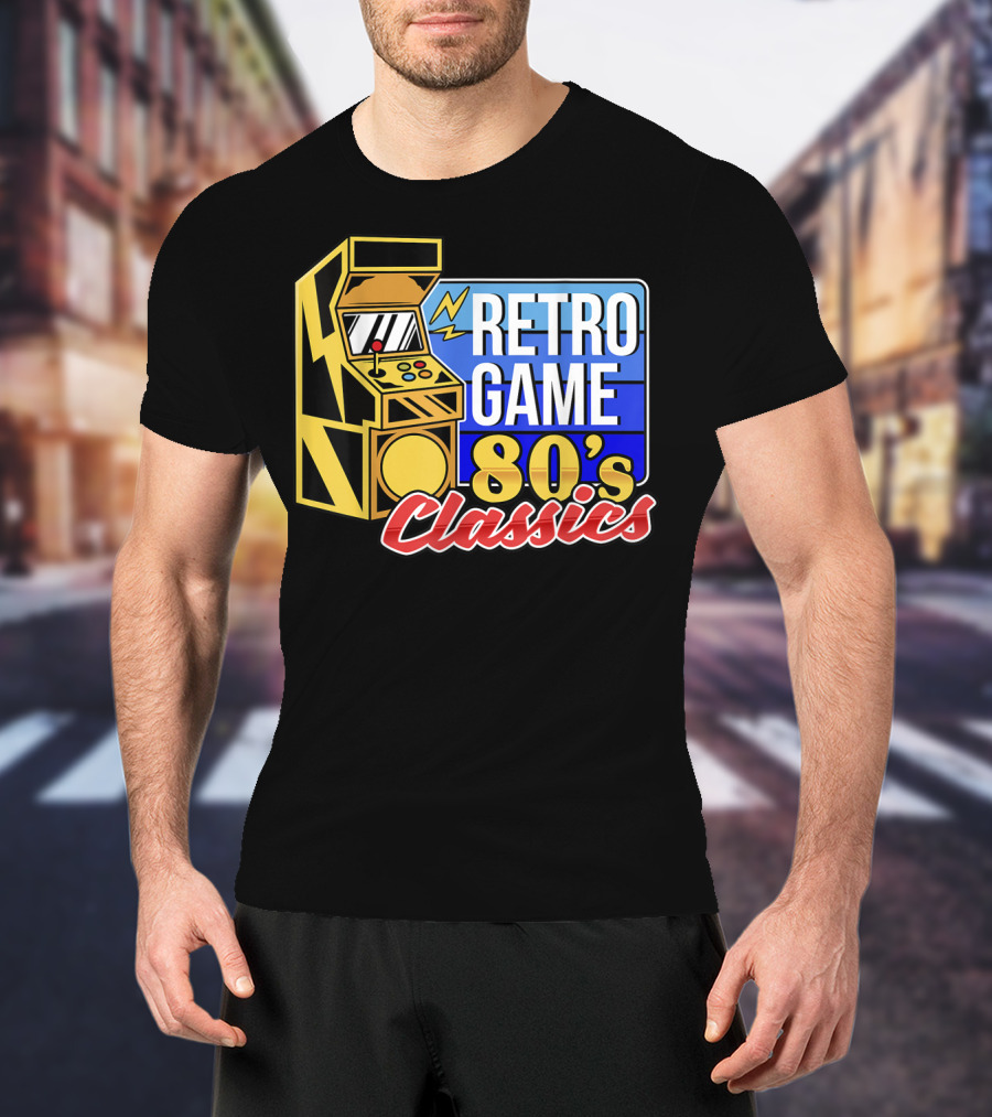 Retro Game 80's Classics Arcade Machine T-Shirt