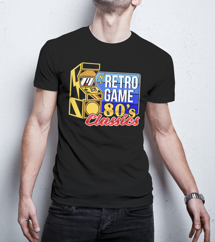 Retro Game 80's Classics Arcade Machine T-Shirt