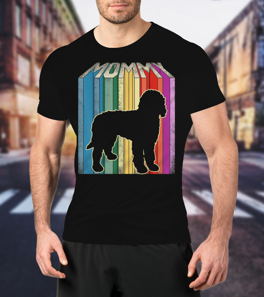 Rainbow Mommy Doodle Dog T-Shirt