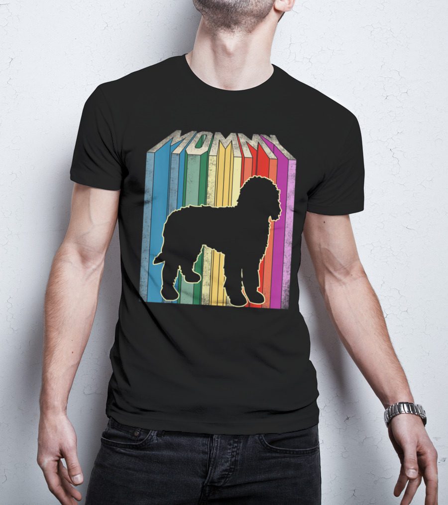 Rainbow Mommy Doodle Dog T-Shirt