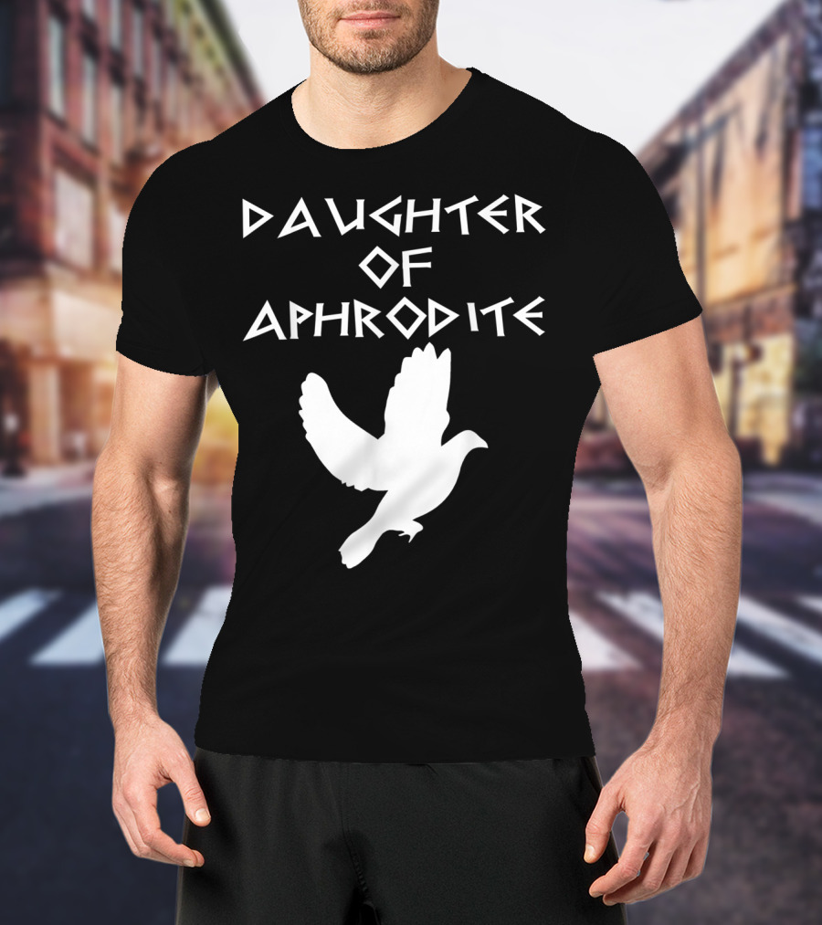 Daughter Of Aphrodite Graphic With Dove T-Shirt