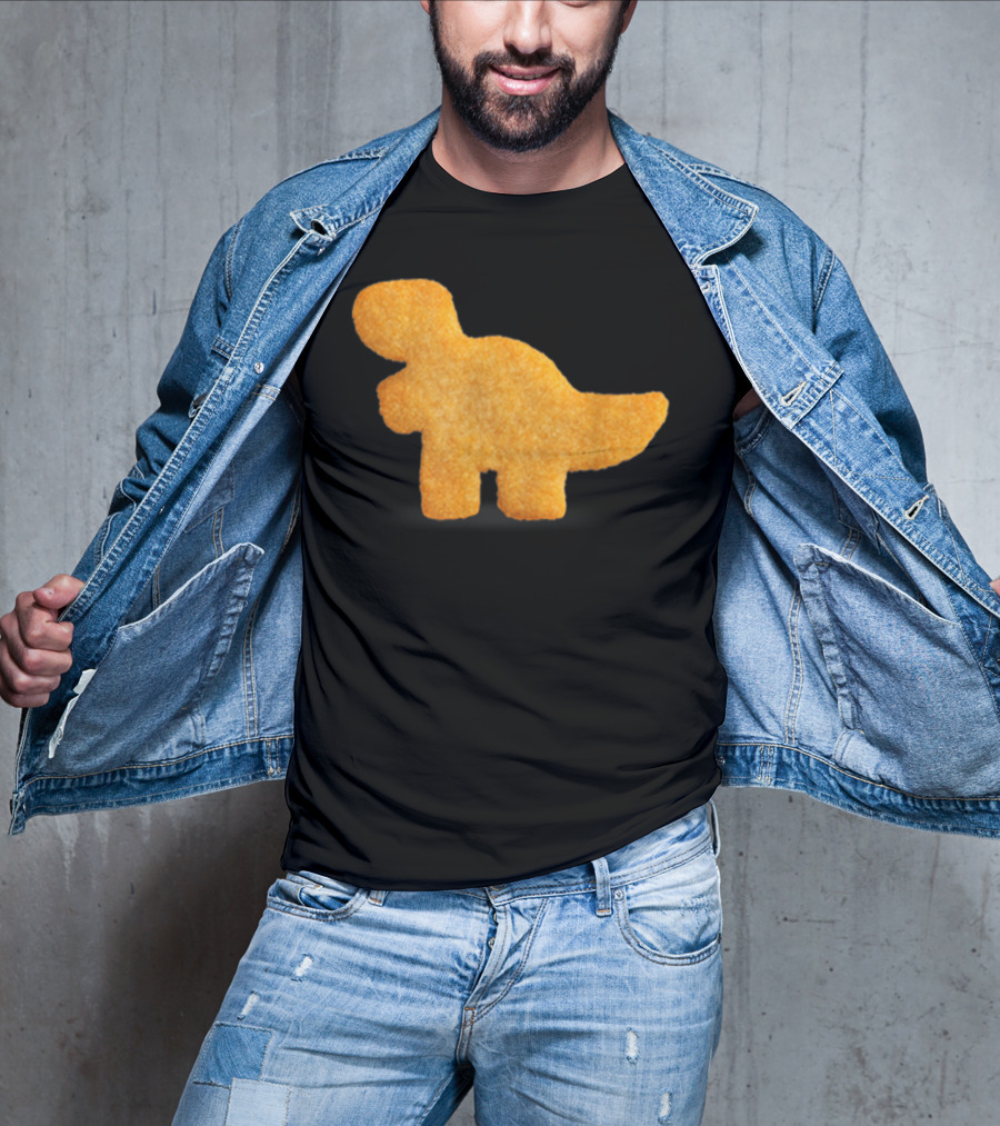 Dino T-Rex Chicken Nugget Funny Dinosaur T-Shirt