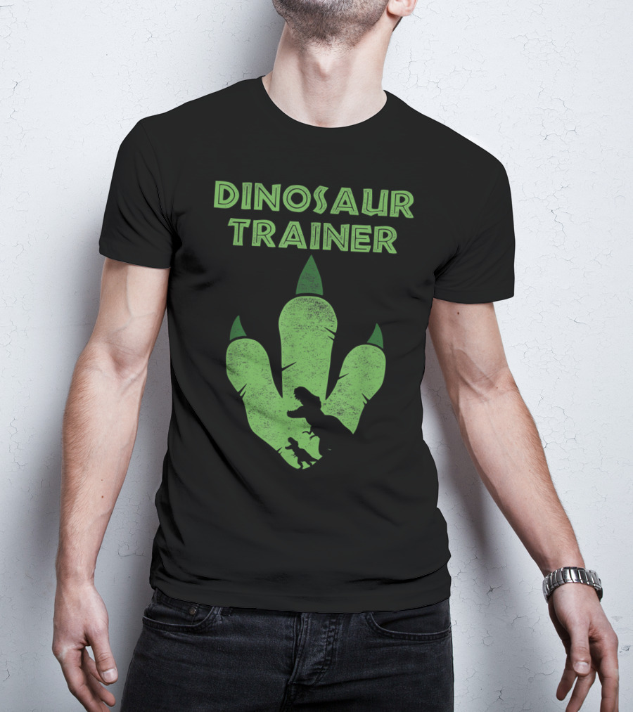 Dinosaur Trainer Big Jurassic Footprint With T-Rex T-Shirt