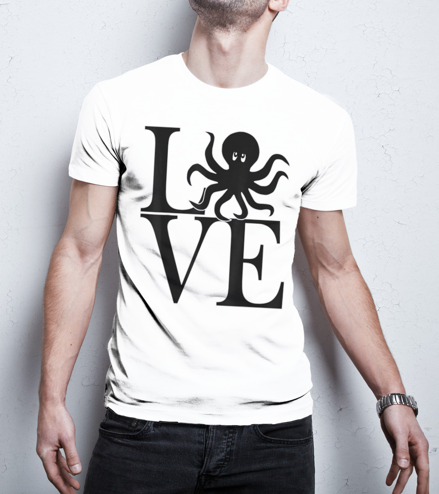 LOVE Octopus Dive Dive Dive T-Shirt