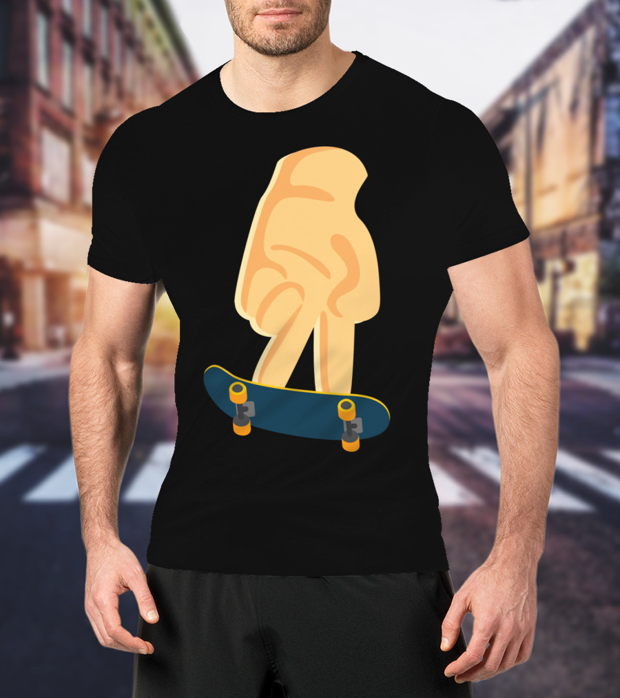 Fingerboard Skateboard Finger Skating Skateboard Board T-Shirt