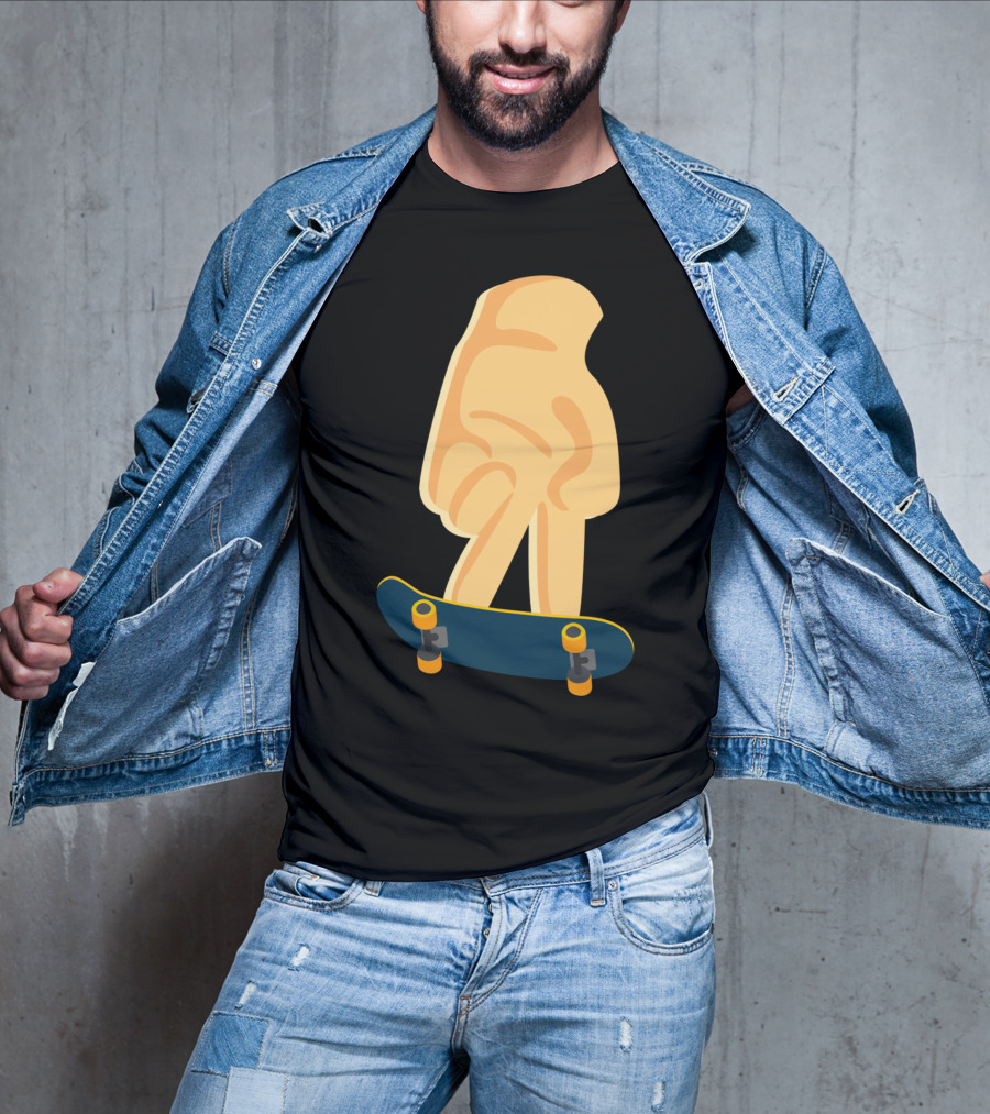 Fingerboard Skateboard Finger Skating Skateboard Board T-Shirt