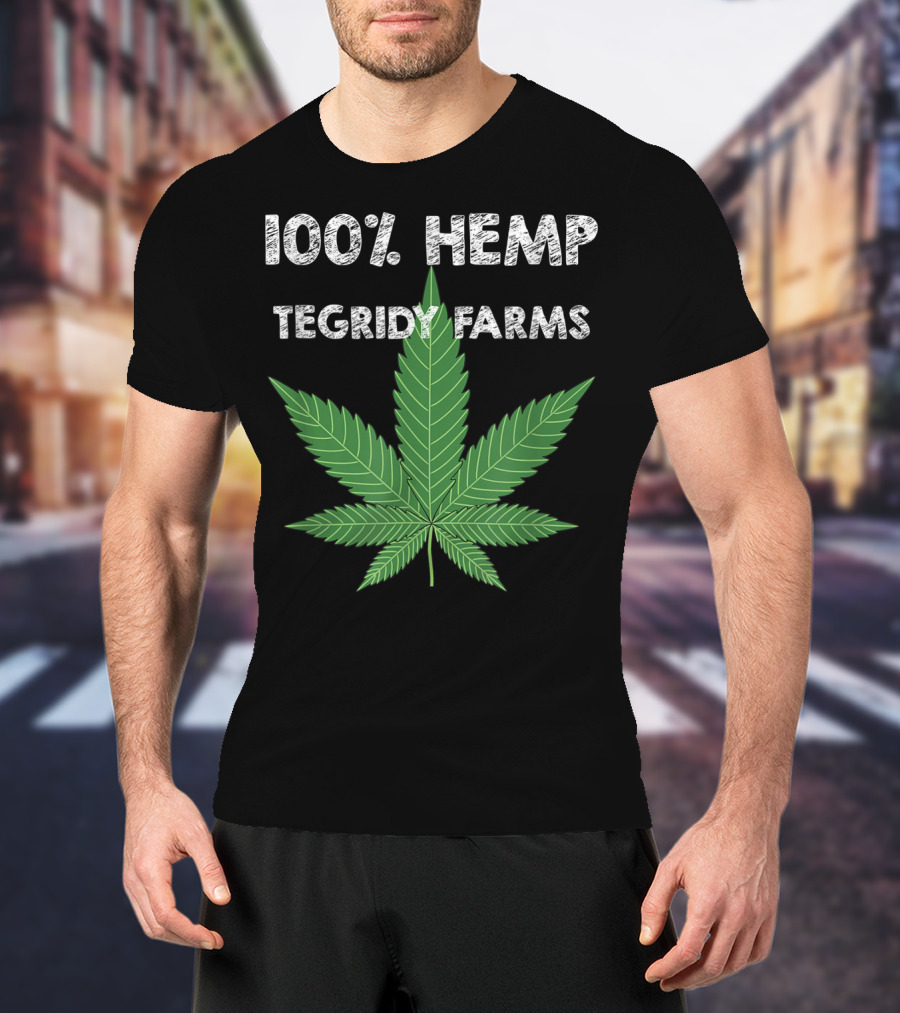 100% Hemp Tegridy Farms Leaf Comedy T-Shirt