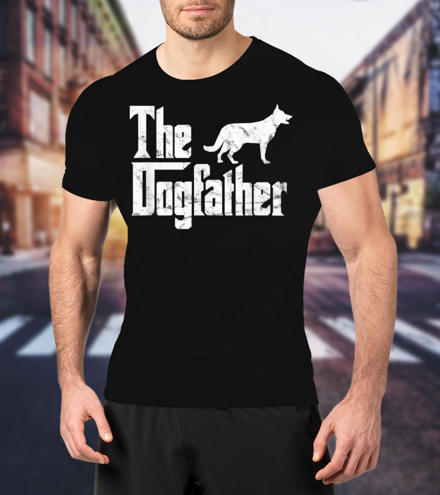 German Shepherd The Dogfather Funny Dog Owner T-Shirt