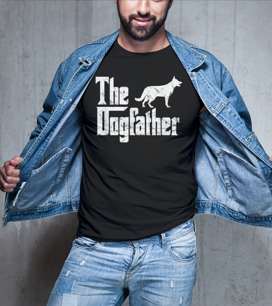 German Shepherd The Dogfather Funny Dog Owner T-Shirt